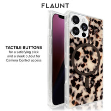 Load image into Gallery viewer, FLAUNT Blonde Tortoise Shell MagSafe iPhone Case