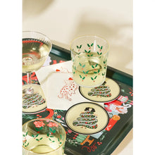 Load image into Gallery viewer, Holly Jolly 12.5 Ounce Drinking Glass