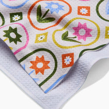 Load image into Gallery viewer, Geometry Tea Towel - Petal Patchwork