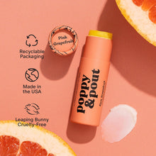 Load image into Gallery viewer, Poppy & Pout Lip Balm, Pink Grapefruit