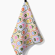Load image into Gallery viewer, Geometry Tea Towel - Petal Patchwork