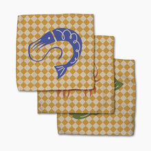 Load image into Gallery viewer, Geometry Dishcloth Set - El Mar Dos