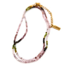 Load image into Gallery viewer, Gradient Faceted Stone Necklace