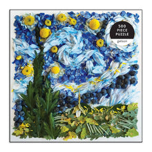Load image into Gallery viewer, Starry Night Petals 500 Piece Puzzle