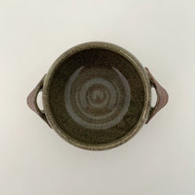 Load image into Gallery viewer, Handmade Japanese Pottery Soup Bowl - Olive Green