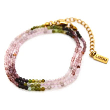 Load image into Gallery viewer, Gradient Faceted Stone Necklace