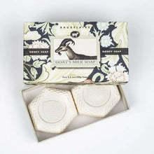 Load image into Gallery viewer, Baudelaire Soaps - Goats Milk Honey 2 Bar Gift Box