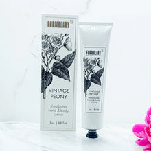 Load image into Gallery viewer, Formula 55 Vintage Peony - Shea Butter Hand and Body Creme Tube