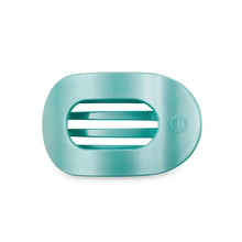 Load image into Gallery viewer, TELETIES Totally Turquoise Round Flat Hair Clip - 2 Sizes