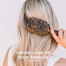 Load image into Gallery viewer, Teleties Detangler Hair Brush For Fine Hair - Tortoise