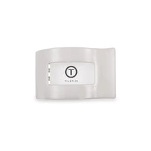 Load image into Gallery viewer, TELETIES Coconut White Flat Rectangle Hair Clip