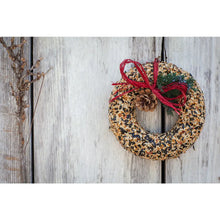 Load image into Gallery viewer, Wildfeast Holiday Birdseed Wreath