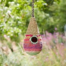 Load image into Gallery viewer, Birdhouses - Teardrop Recycled Cotton Birdhouse