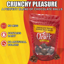 Load image into Gallery viewer, Ozark Nut Roasters - Chocolate Triple Dipped Malt Balls