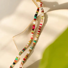 Load image into Gallery viewer, Sunny Boho Color Beaded Necklace