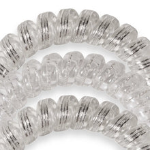 Load image into Gallery viewer, TELETIES Hair Coil/Ties - Silver Slay