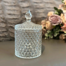 Load image into Gallery viewer, Diamond-Cut Crystal Storage Jar