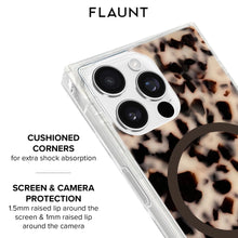 Load image into Gallery viewer, FLAUNT Blonde Tortoise Shell MagSafe iPhone Case