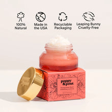 Load image into Gallery viewer, Poppy & Pout Lip Scrub, Pomegranate Peach