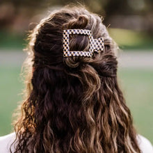 Load image into Gallery viewer, TELETIES Gone Glamping Flat Square Hair Clip