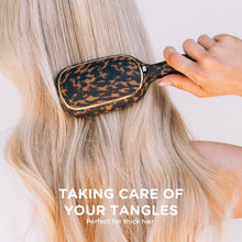 Load image into Gallery viewer, Teleties Detangler Hair Brush For Thick Hair - Tortoise