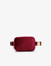 Load image into Gallery viewer, Aerin Velvet Quilted Belt/Sling Bag