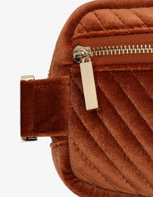 Load image into Gallery viewer, Aerin Velvet Quilted Belt/Sling Bag