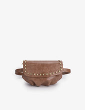 Load image into Gallery viewer, Etta Waxed Studded Belt/Sling Bag