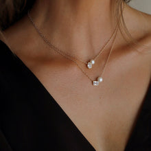 Load image into Gallery viewer, Toi Et Moi Pear Shaped Necklace