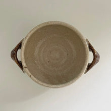 Load image into Gallery viewer, Handmade Japanese Pottery Soup Bowl - Beige