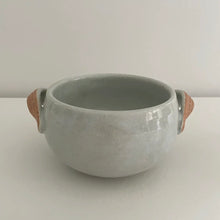 Load image into Gallery viewer, Handmade Japanese Pottery Soup Bowl - Light Blue