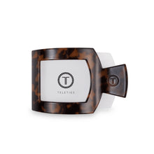 Load image into Gallery viewer, TELETIES Tortoise Flat Square Hair Clip