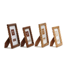 Load image into Gallery viewer, Picture Frame - Hand-Carved Twist Photo Frame