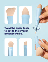 Load image into Gallery viewer, Multi-Tasker 4-in-1 Makeup Brush