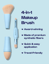 Load image into Gallery viewer, Multi-Tasker 4-in-1 Makeup Brush