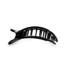 Load image into Gallery viewer, TELETIES Jet Black Flat Round Hair Clip