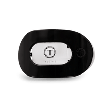 Load image into Gallery viewer, TELETIES Jet Black Flat Round Hair Clip