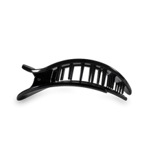 Load image into Gallery viewer, TELETIES Jet Black Flat Round Hair Clip