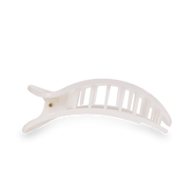 Load image into Gallery viewer, TELETIES Coconut White Flat Round Hair Clip