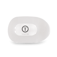 Load image into Gallery viewer, TELETIES Coconut White Flat Round Hair Clip