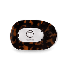 Load image into Gallery viewer, TELETIES Tortoise Flat Round Hair Clap
