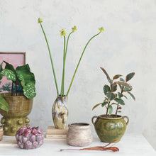 Load image into Gallery viewer, Hand-Painted Terracotta Urn