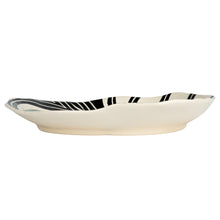 Load image into Gallery viewer, Hand-Painted Stoneware Organic Shaped Platter