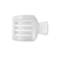 Load image into Gallery viewer, TELETIES Coconut White Flat Square Hair Clip