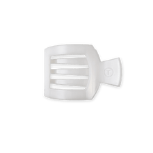 Load image into Gallery viewer, TELETIES Coconut White Flat Square Hair Clip
