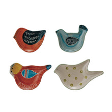 Load image into Gallery viewer, Hand-Painted Stoneware Bird Shaped Dish, 4 Styles
