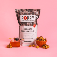 Load image into Gallery viewer, Poppy Handcrafted Popcorn - Cinnamon Bourbon Pecan