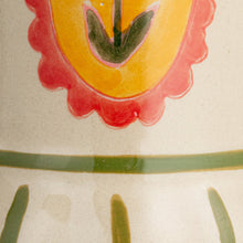 Load image into Gallery viewer, Hand-Painted Stoneware Urn