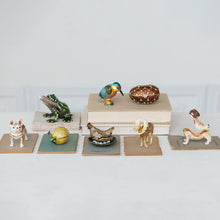 Load image into Gallery viewer, Enameled Metal Frog Shaped Trinket Box w/ Jewels