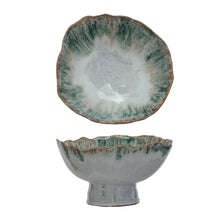 Load image into Gallery viewer, Stoneware Footed Bowl